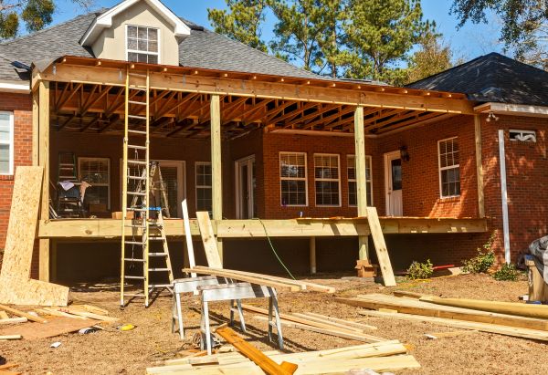 Porch Raising in Canonsburg